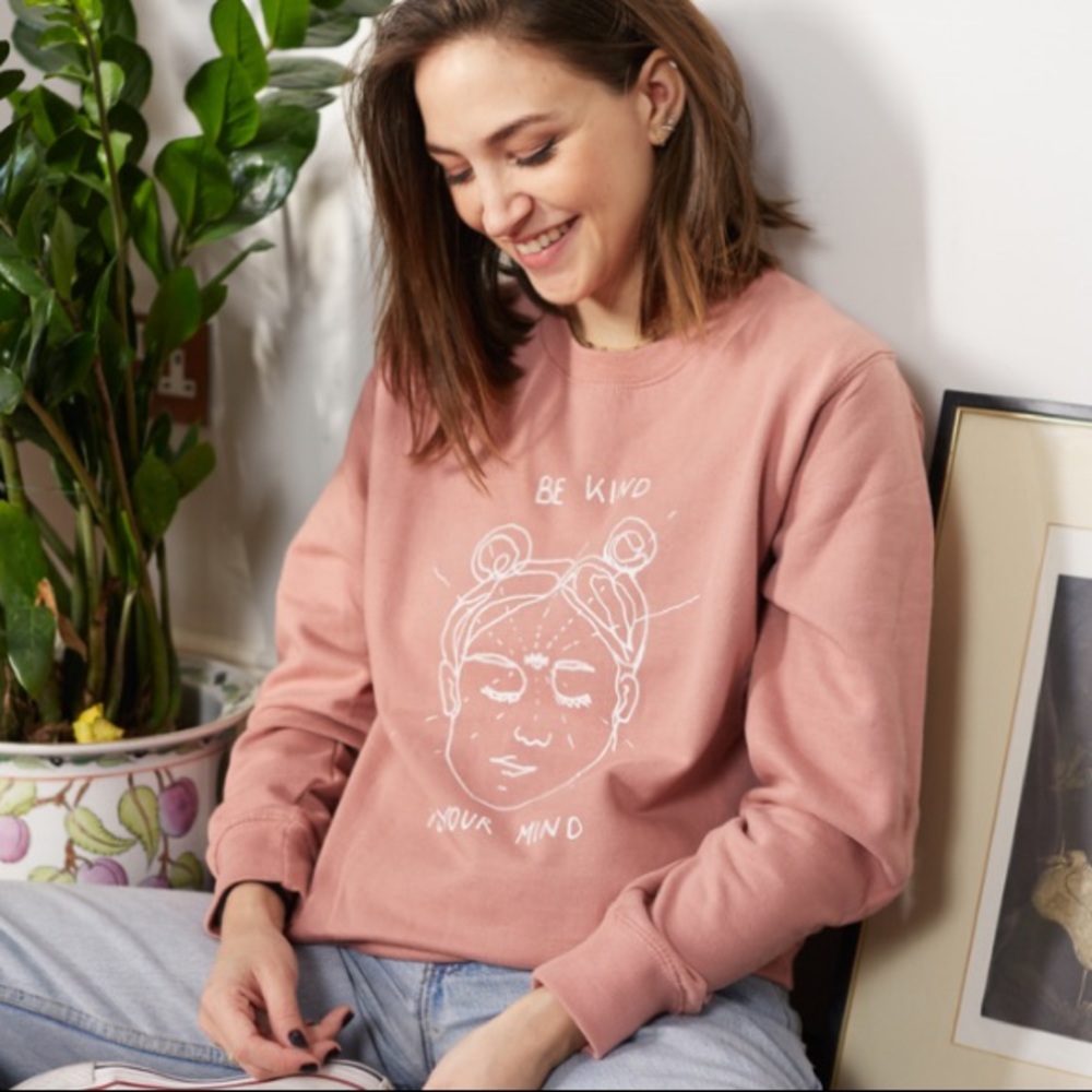 Like New Oversized Crewneck Sweater O&F